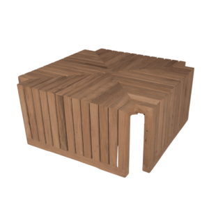 Mesa de Centro Barcelona em Peroba Rosa - Image 4